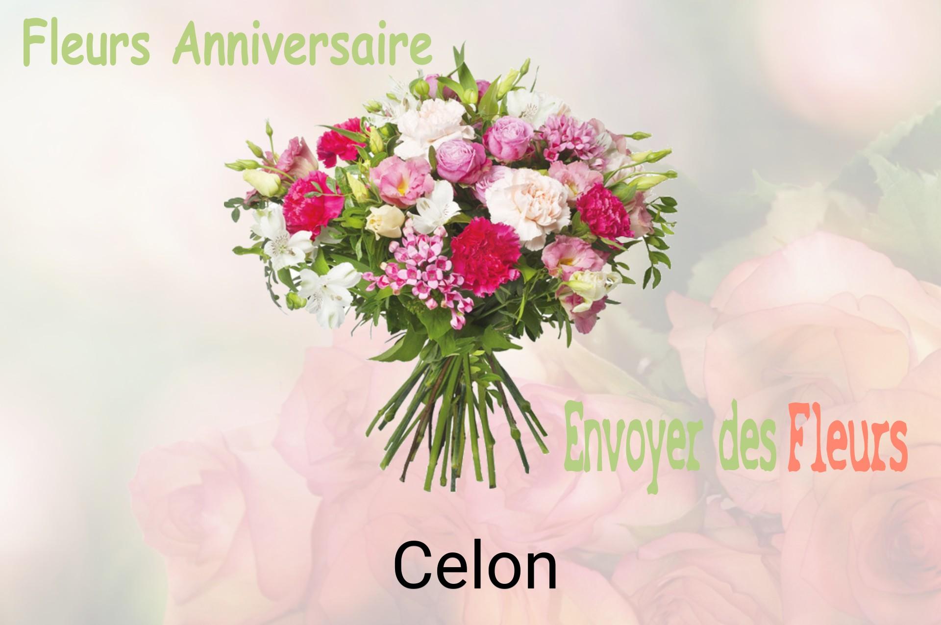 Bouquet de fleurs d’anniversaire livré à Celon